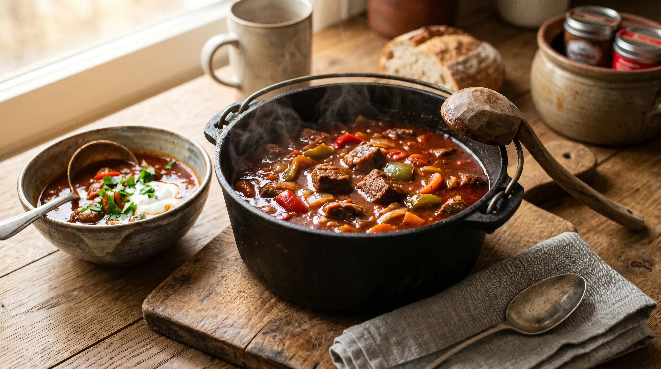 Healthy Hungarian Goulash — Lighter Beef Stew (340 kcal, 32g Protein)