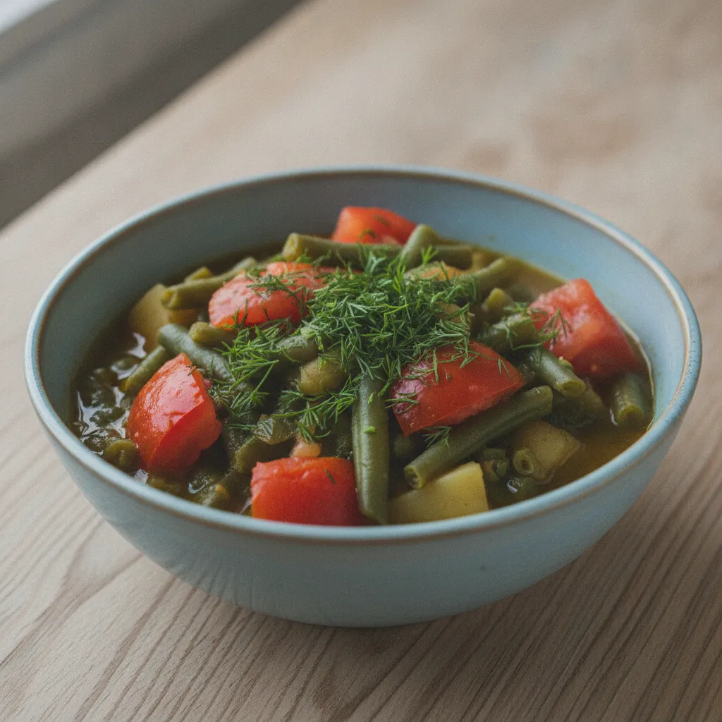 Light Romanian Green Bean Stew (Mâncare de Fasole Păstăi)