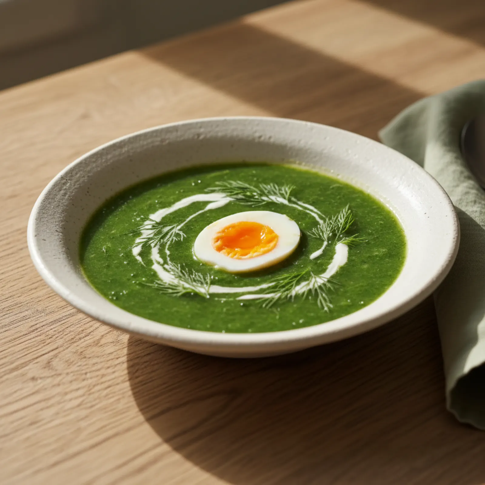 Spring Nettle and Egg Drop Soup (Krapivnyi Borshch)